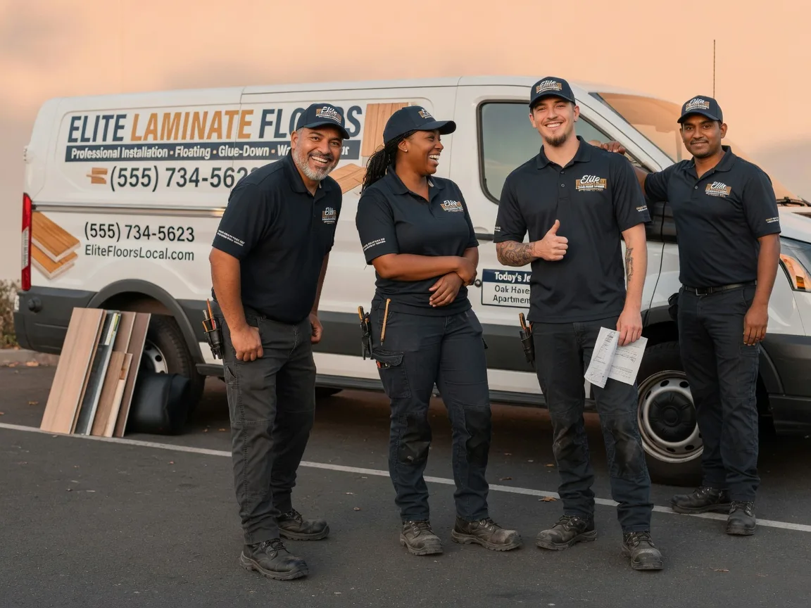 Laminate flooring installation company in Osnabrock, ND